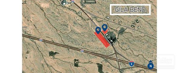Commercial Land for Sale in Ehrenberg - Gila Bend - Eloy in Arizona: 14132 Flying J Rd, Ehrenberg, AZ 85334